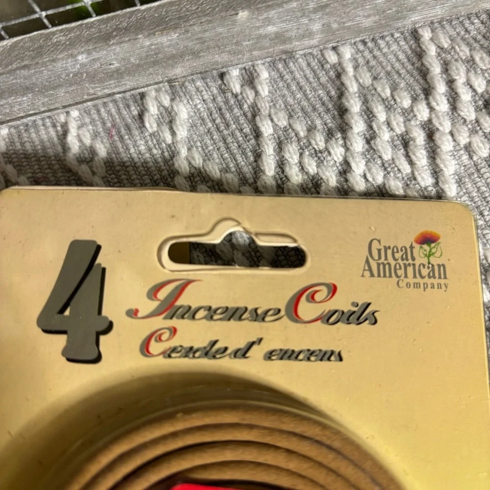Great American Company Incense Coil Bundle. 4 In Each Pack.‎ 28 Total. Cin/Van.